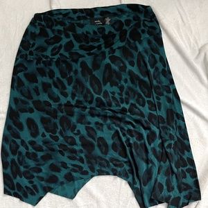 Cheetah print skirt